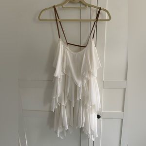 Free People White Dress/Tunic - Size S